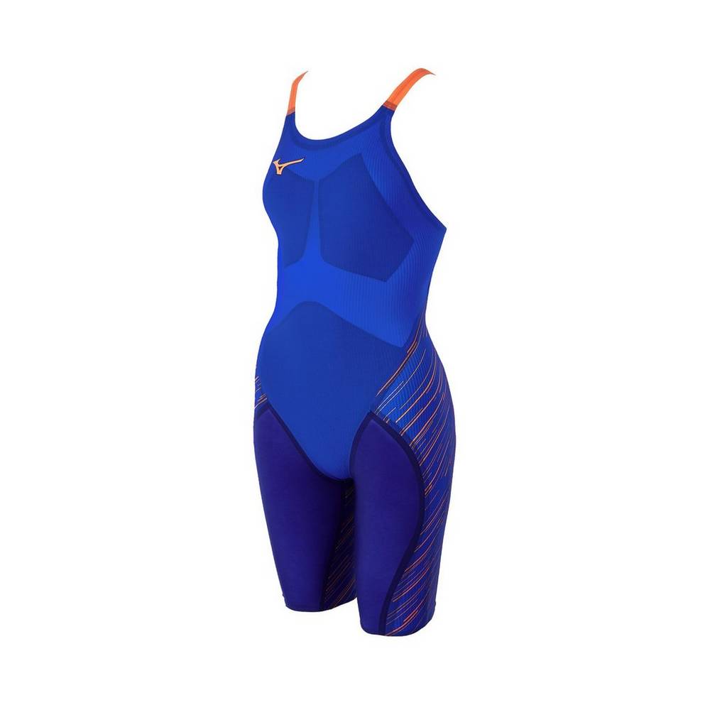 Costumi da bagno Mizuno GX-Sonic III MR Jammer Donna - Blu Reale/Arancioni - 60357-OQPL